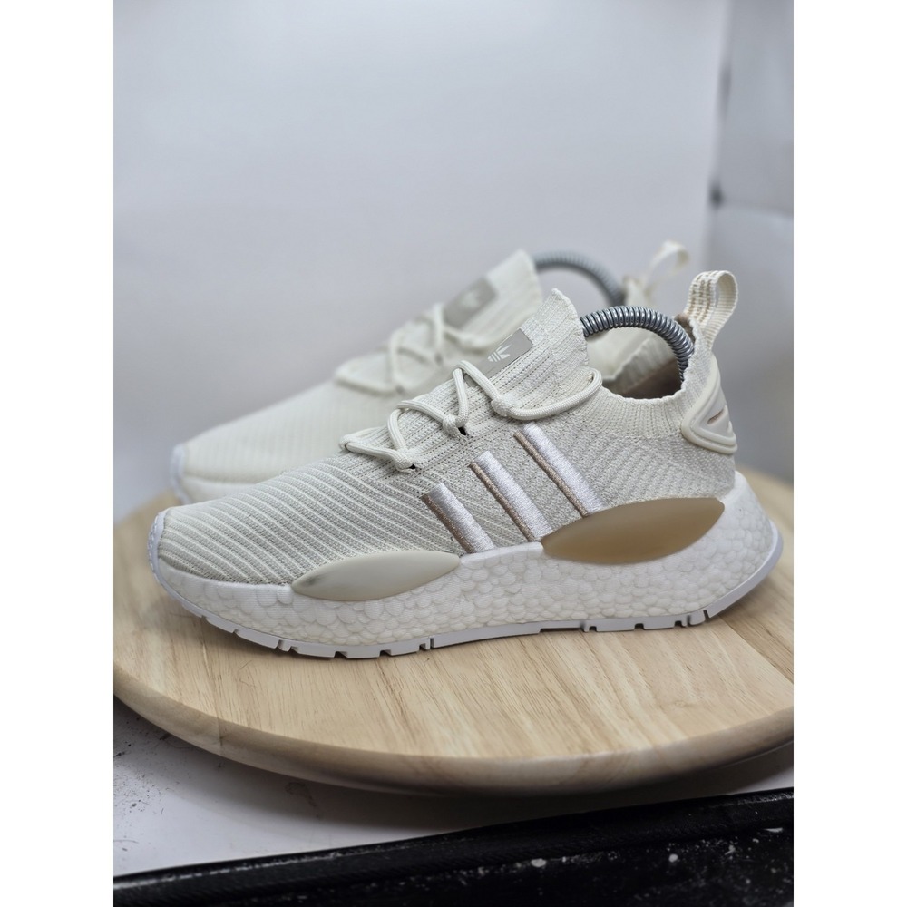Womens‎ Size 7.5 - adidas NMD W1 Off White Sneakers Shoe Athletic Lace Up IG0483